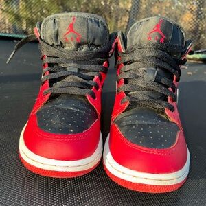 Jordan Kids Sneakers Red Black